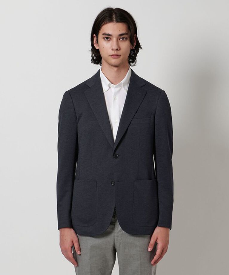 UNITED ARROWS「ハウンドトゥース ジャージ シングル 2ボタン  テーラードジャケット」|テーラードジャケット|