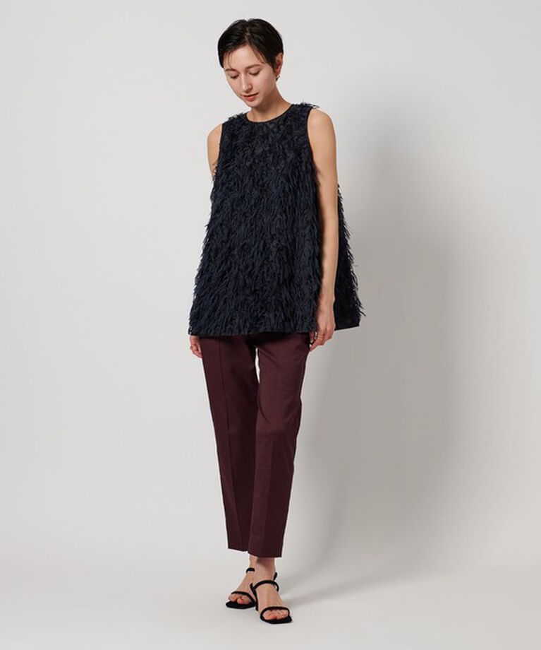 UNITED ARROWS「ヘアリー カットジャガード チュニック」|シャツ・ブラウス|