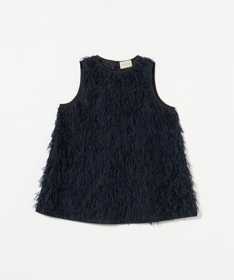 UNITED ARROWS「ヘアリー カットジャガード チュニック」|シャツ・ブラウス|
