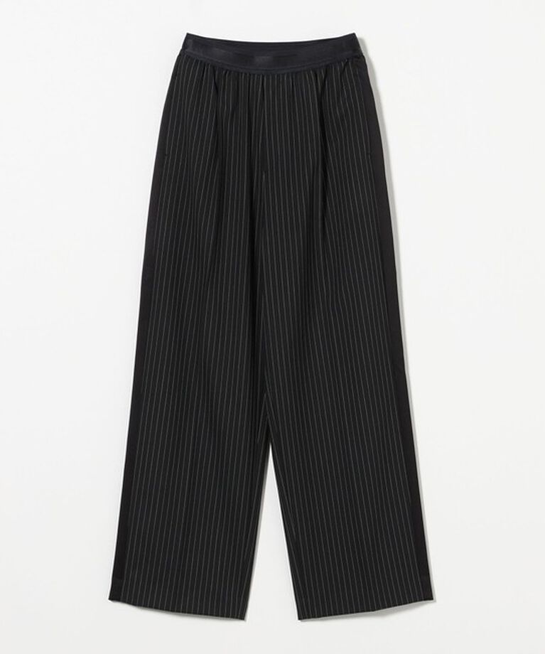 ASTRAET「＜ASTRAET＞ストライプ ソクショウ イージーワイドパンツ2」|その他|BLACK