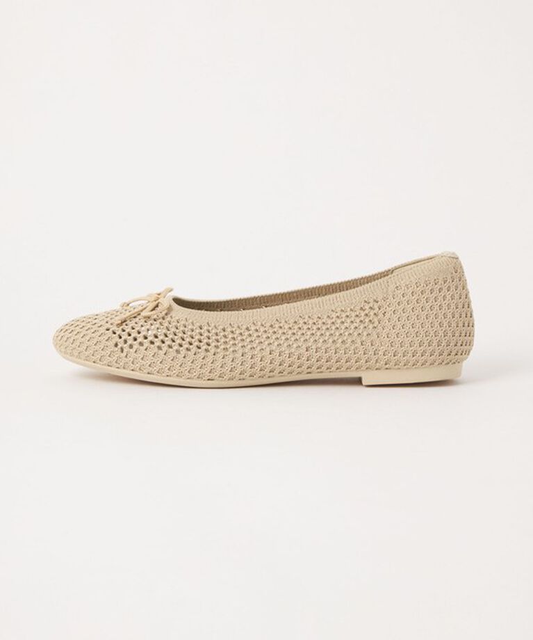UNITED ARROWS green label relaxing「ウェルネス シアーニット バレエシューズ / ニットシューズ」|バレエシューズ|