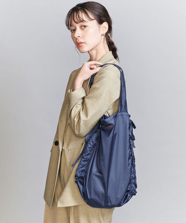 BEAUTY&YOUTH UNITED ARROWS「ロゴ シャーリング トートバッグ」|トートバッグ|NAVY