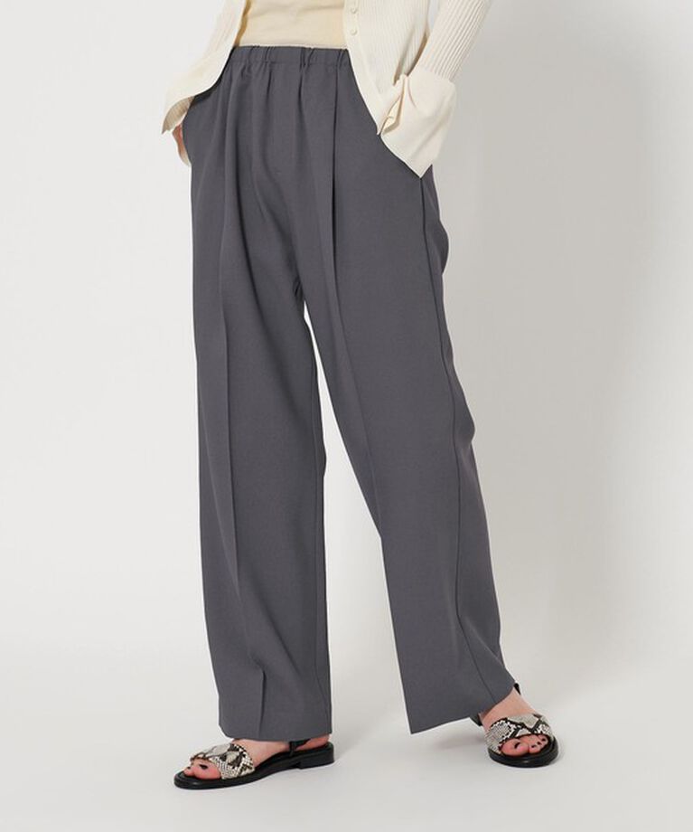 BEAUTY&YOUTH UNITED ARROWS「タックゴム ワイドストレート パンツ」|チノ|