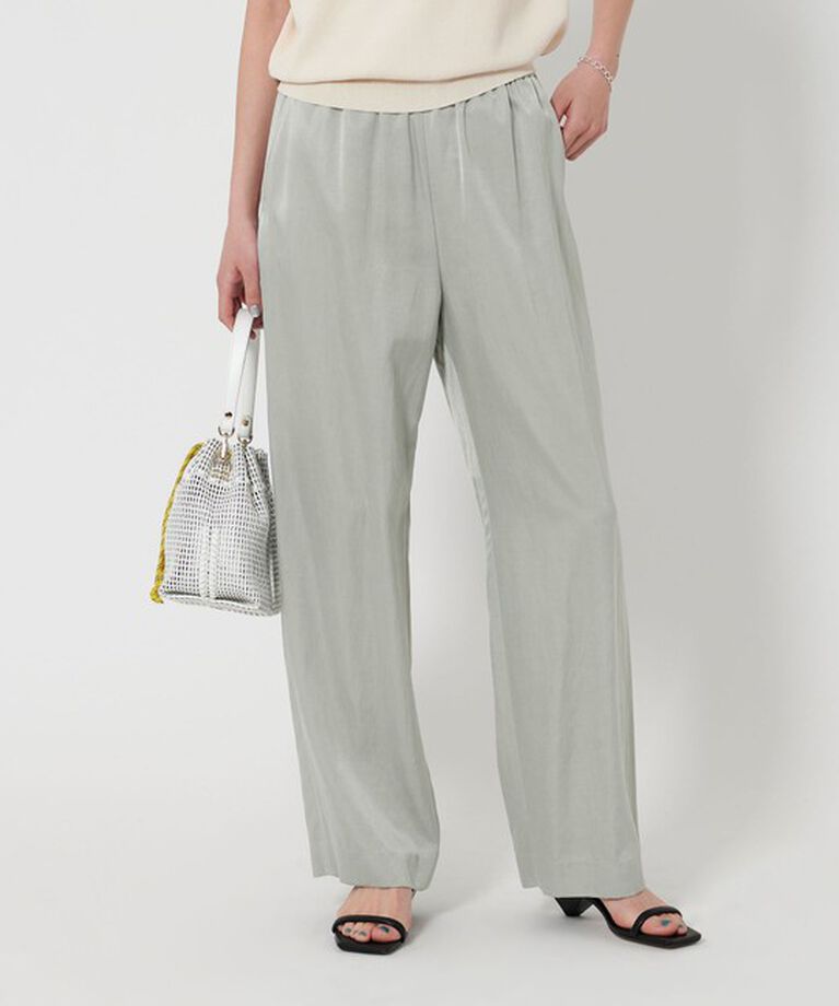 BEAUTY&YOUTH UNITED ARROWS「サテンドロースト ワイド パンツ 2」|チノ|