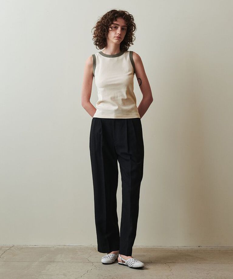 STEVEN ALAN「＜Steven Alan＞アンダイド フライス タンクトップ」|Tシャツ・カットソー|