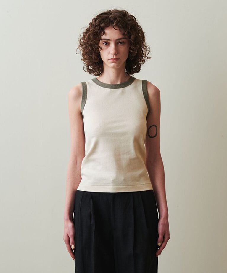 STEVEN ALAN「＜Steven Alan＞アンダイド フライス タンクトップ」|Tシャツ・カットソー|