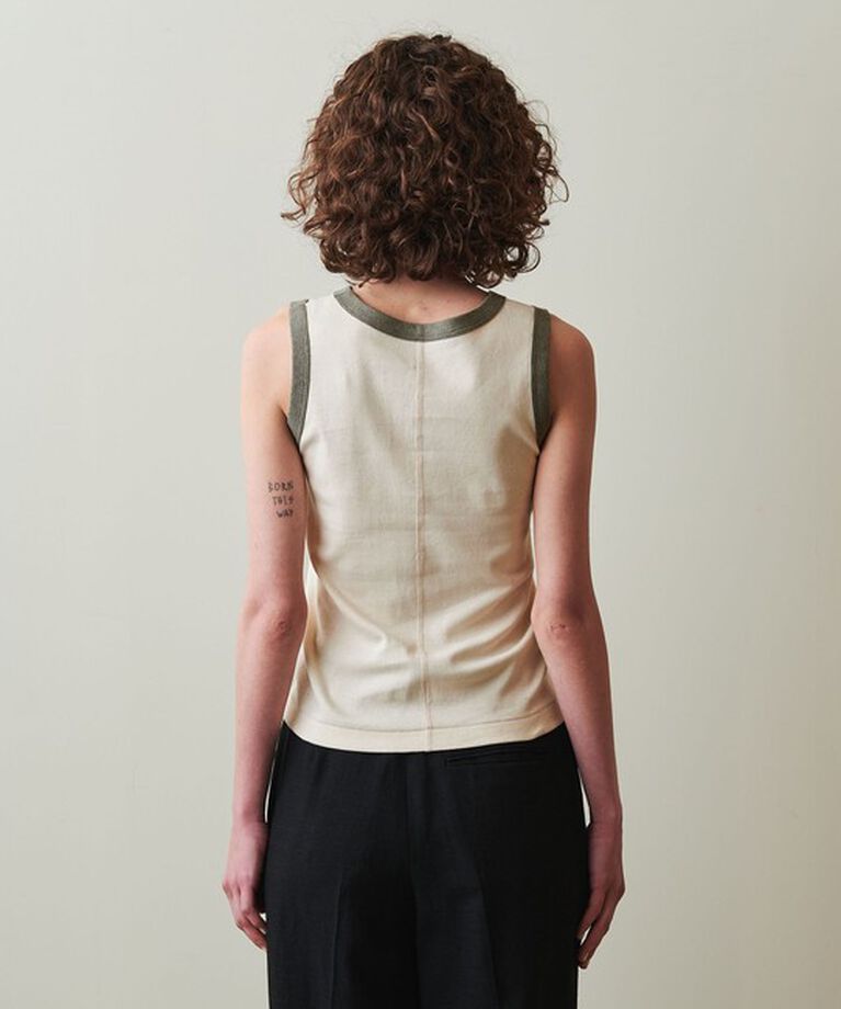 STEVEN ALAN「＜Steven Alan＞アンダイド フライス タンクトップ」|Tシャツ・カットソー|