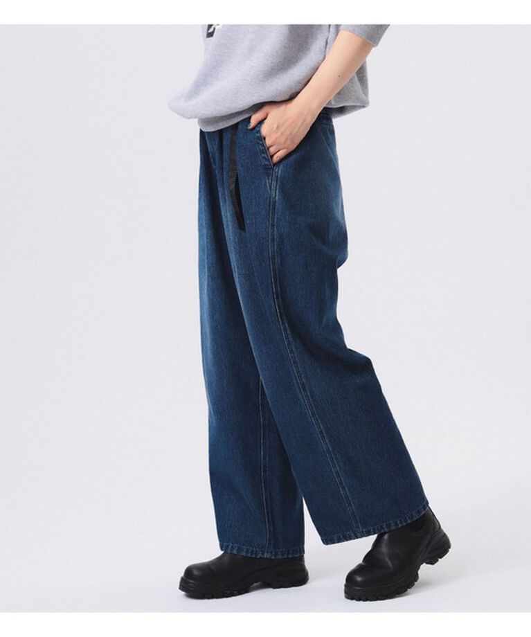 BEAMSBOY「Gramicci × BEAMS BOY / 別注 ワイド デニム パンツ」|チノ|