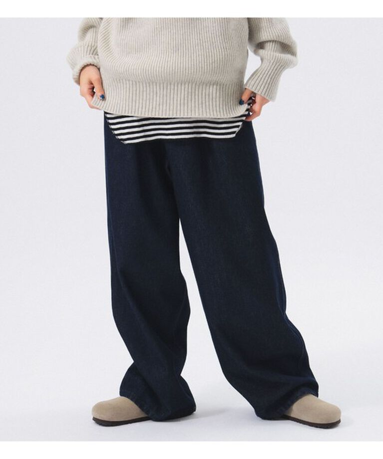 BEAMSBOY「Gramicci × BEAMS BOY / 別注 ワイド デニム パンツ」|チノ|ONE_WASH