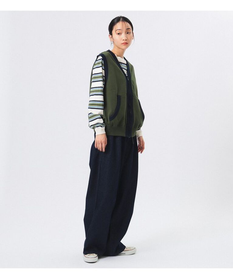 BEAMSBOY「Gramicci × BEAMS BOY / 別注 ワイド デニム パンツ」|チノ|