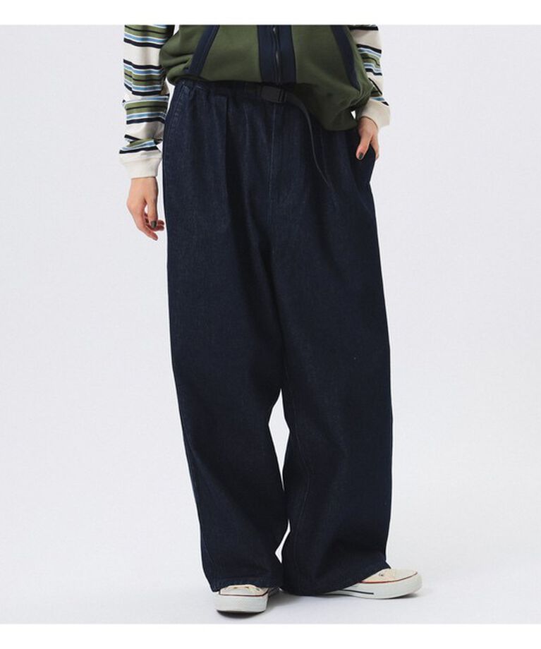 BEAMSBOY「Gramicci × BEAMS BOY / 別注 ワイド デニム パンツ」|チノ|