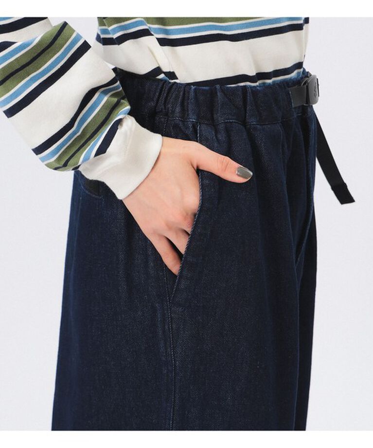 BEAMSBOY「Gramicci × BEAMS BOY / 別注 ワイド デニム パンツ」|チノ|