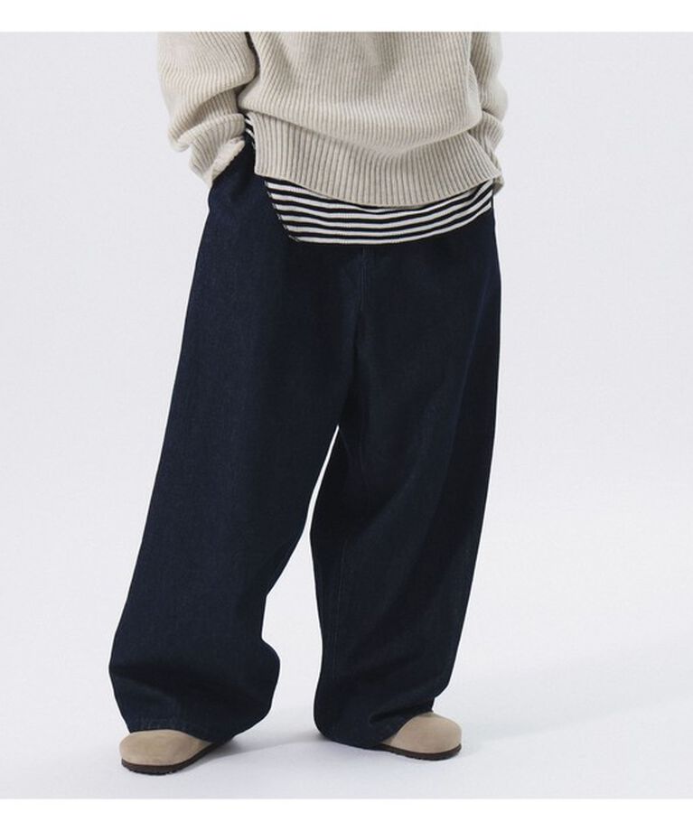 BEAMSBOY「Gramicci × BEAMS BOY / 別注 ワイド デニム パンツ」|チノ|