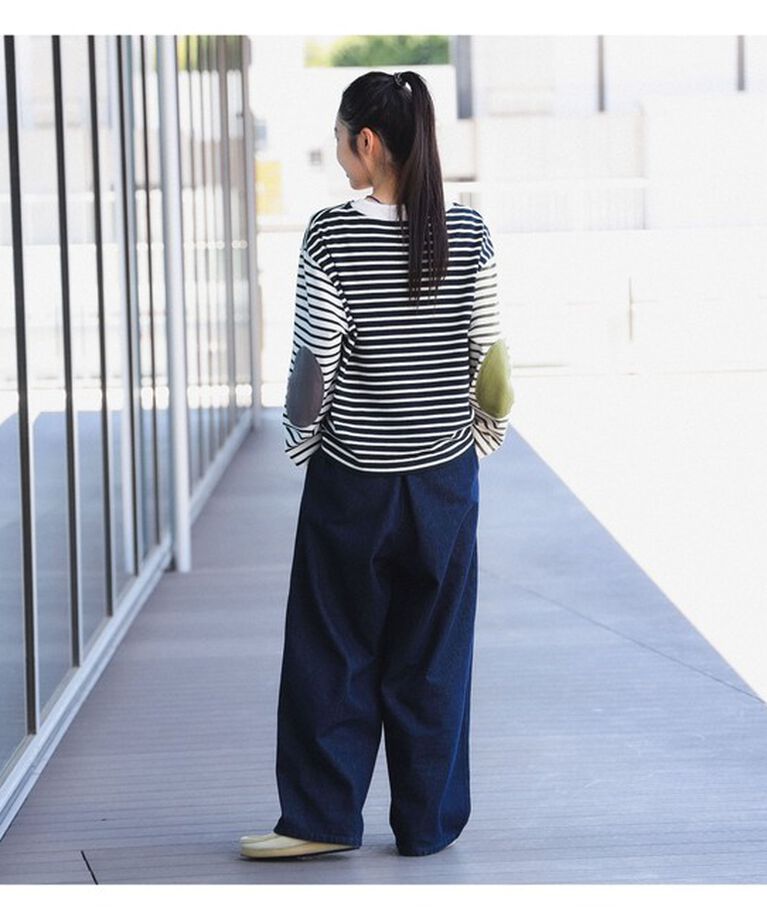 BEAMSBOY「Gramicci × BEAMS BOY / 別注 ワイド デニム パンツ」|チノ|