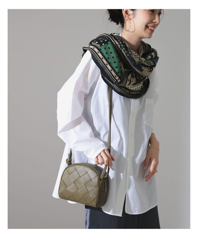 Demi-Luxe BEAMS 「イントレチャート ショルダーバッグ.」|トートバッグ|KHAKI