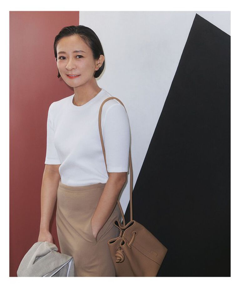 Demi-Luxe BEAMS 「スタイリスト佐藤佳菜子 × SLOANE × Demi-Luxe BEAMS / 別注 リブTシャツ」|Tシャツ・カットソー|WHITE