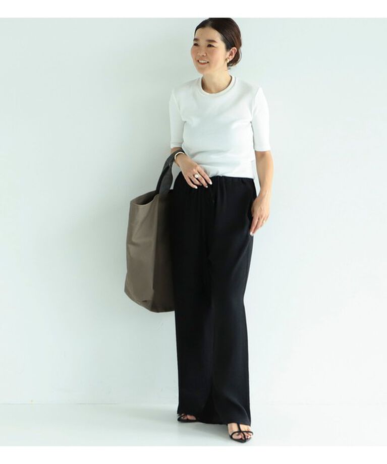 Demi-Luxe BEAMS 「スタイリスト佐藤佳菜子 × SLOANE × Demi-Luxe BEAMS / 別注 リブTシャツ」|Tシャツ・カットソー|