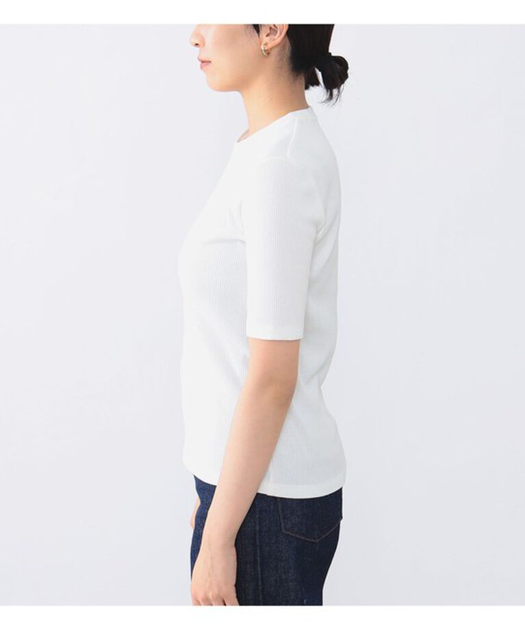 Demi-Luxe BEAMS 「スタイリスト佐藤佳菜子 × SLOANE × Demi-Luxe BEAMS / 別注 リブTシャツ」|Tシャツ・カットソー|