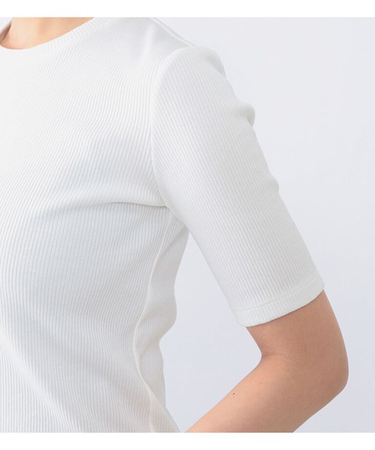 Demi-Luxe BEAMS 「スタイリスト佐藤佳菜子 × SLOANE × Demi-Luxe BEAMS / 別注 リブTシャツ」|Tシャツ・カットソー|