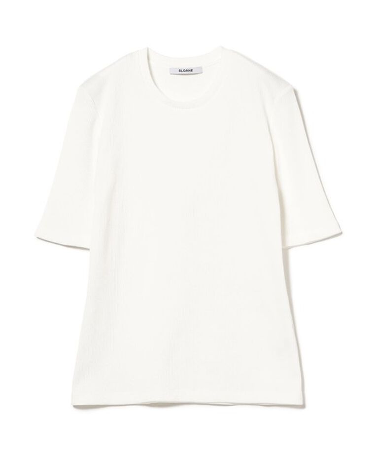 Demi-Luxe BEAMS 「スタイリスト佐藤佳菜子 × SLOANE × Demi-Luxe BEAMS / 別注 リブTシャツ」|Tシャツ・カットソー|