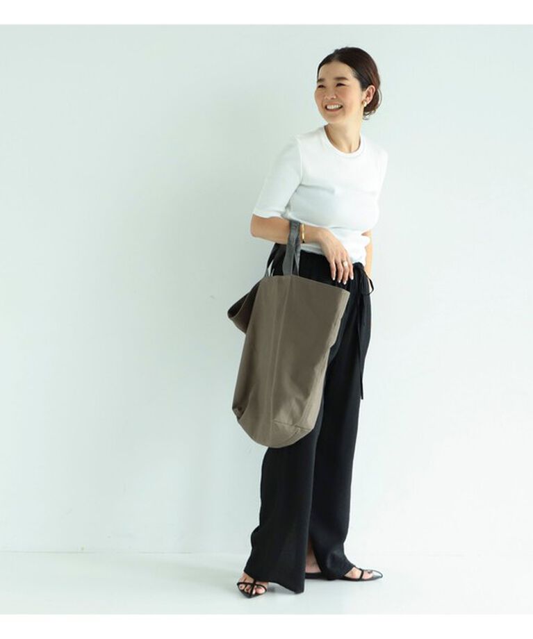 Demi-Luxe BEAMS 「スタイリスト佐藤佳菜子 × SLOANE × Demi-Luxe BEAMS / 別注 リブTシャツ」|Tシャツ・カットソー|