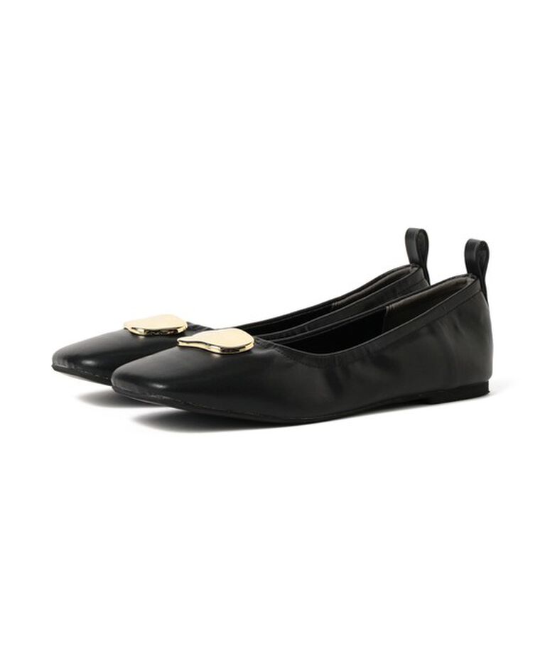 Ray BEAMS 「RBS / シャーリング バレエ シューズ」|その他|BLACK