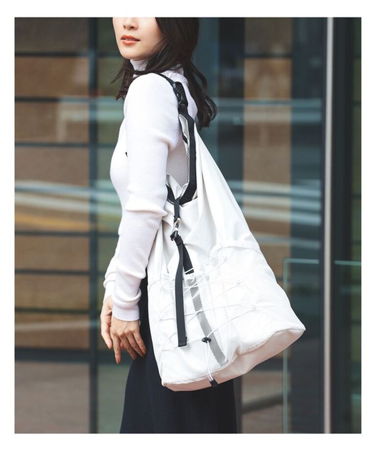 Demi-Luxe BEAMS 「AK+1 / ユーティリティ バッグ」|トートバッグ|OFF_WHITE