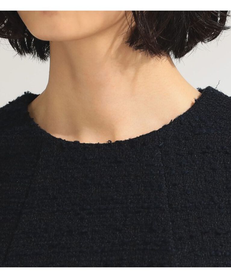 Demi-Luxe BEAMS 「ツィード フレアスリーブ プルオーバー＊」|シャツ・ブラウス|