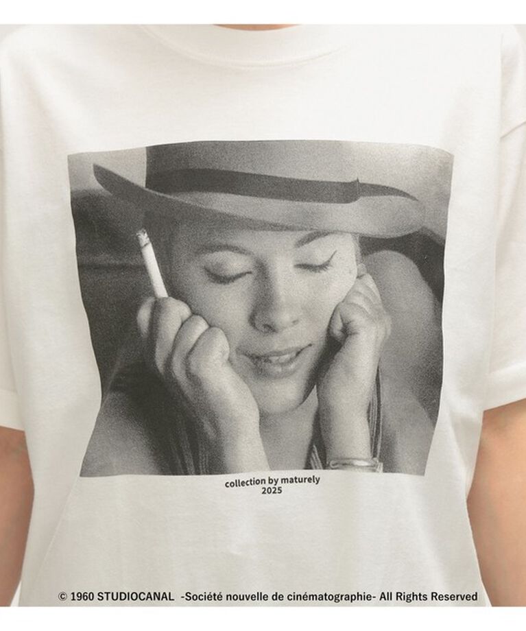 BEAMSBOY「maturely / ジャン=リュック・ゴダール プリント Tシャツ」|Tシャツ・カットソー|