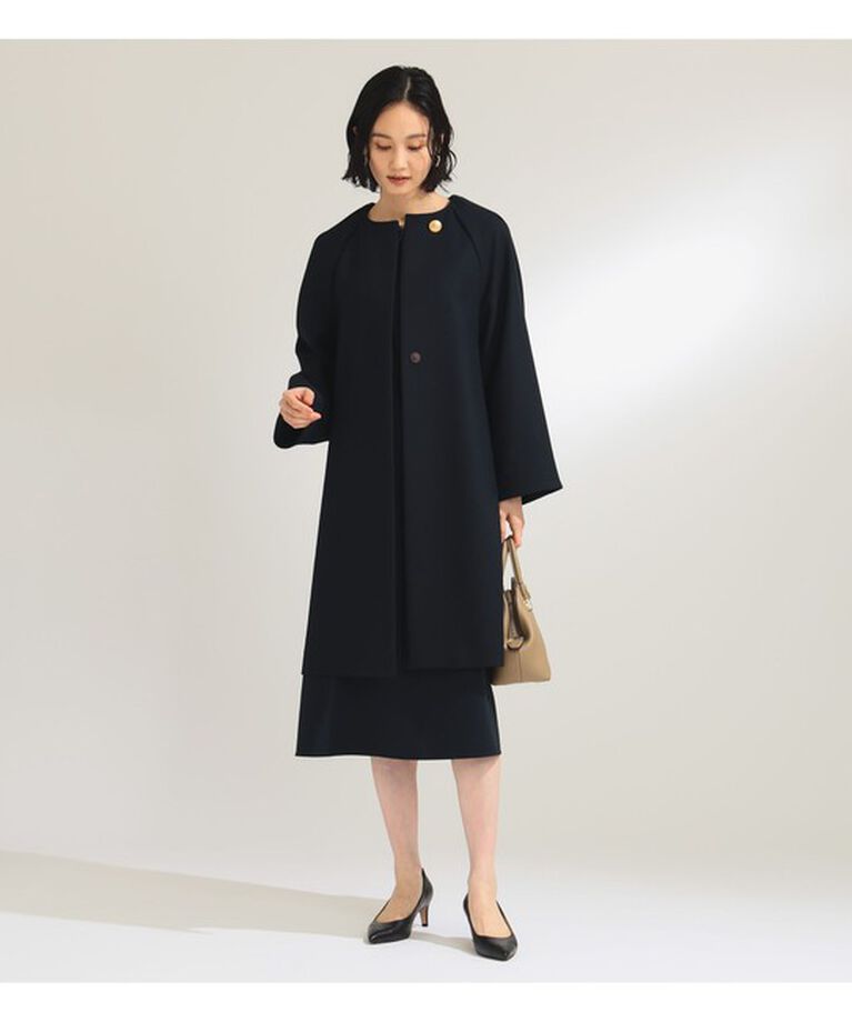 Demi-Luxe BEAMS 「フレアー ラグランスリーブ コート」|ダッフルコート|