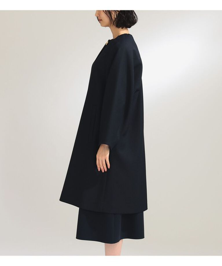 Demi-Luxe BEAMS 「フレアー ラグランスリーブ コート」|ダッフルコート|