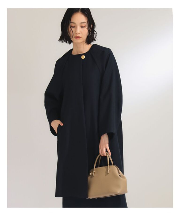 Demi-Luxe BEAMS 「フレアー ラグランスリーブ コート」|ダッフルコート|