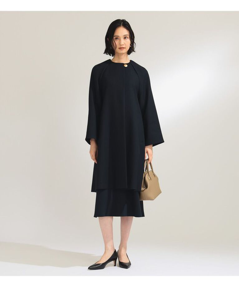 Demi-Luxe BEAMS 「フレアー ラグランスリーブ コート」|ダッフルコート|