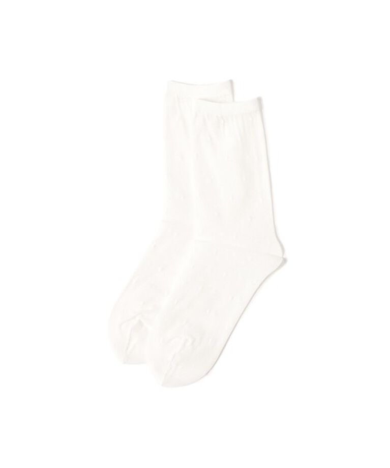 Demi-Luxe BEAMS 「ドット シアー ソックス」|その他|WHITE