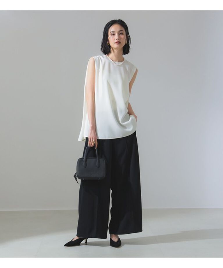 Demi-Luxe BEAMS 「ジョーゼット フレア ブラウス」|シャツ・ブラウス|