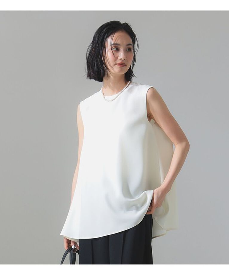 Demi-Luxe BEAMS 「ジョーゼット フレア ブラウス」|シャツ・ブラウス|