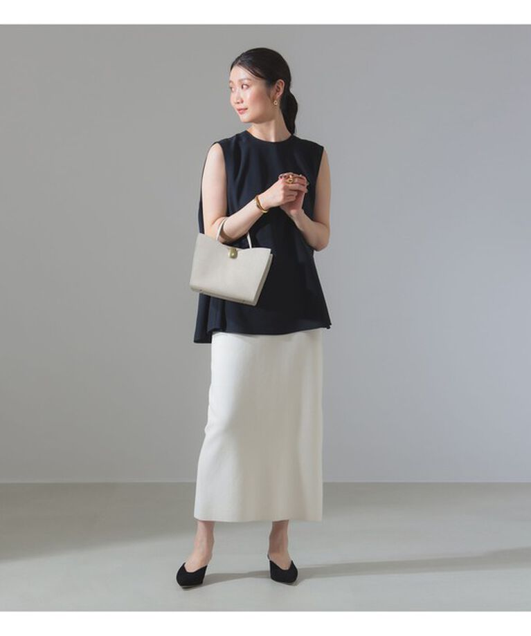 Demi-Luxe BEAMS 「ジョーゼット フレア ブラウス」|シャツ・ブラウス|