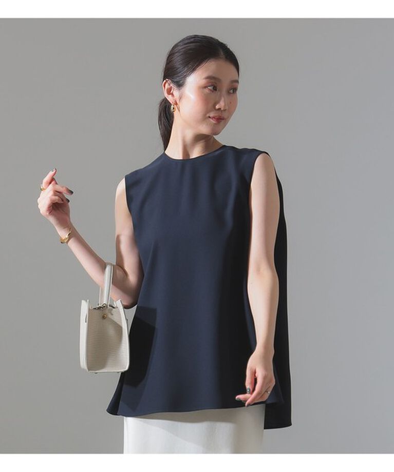 Demi-Luxe BEAMS 「ジョーゼット フレア ブラウス」|シャツ・ブラウス|