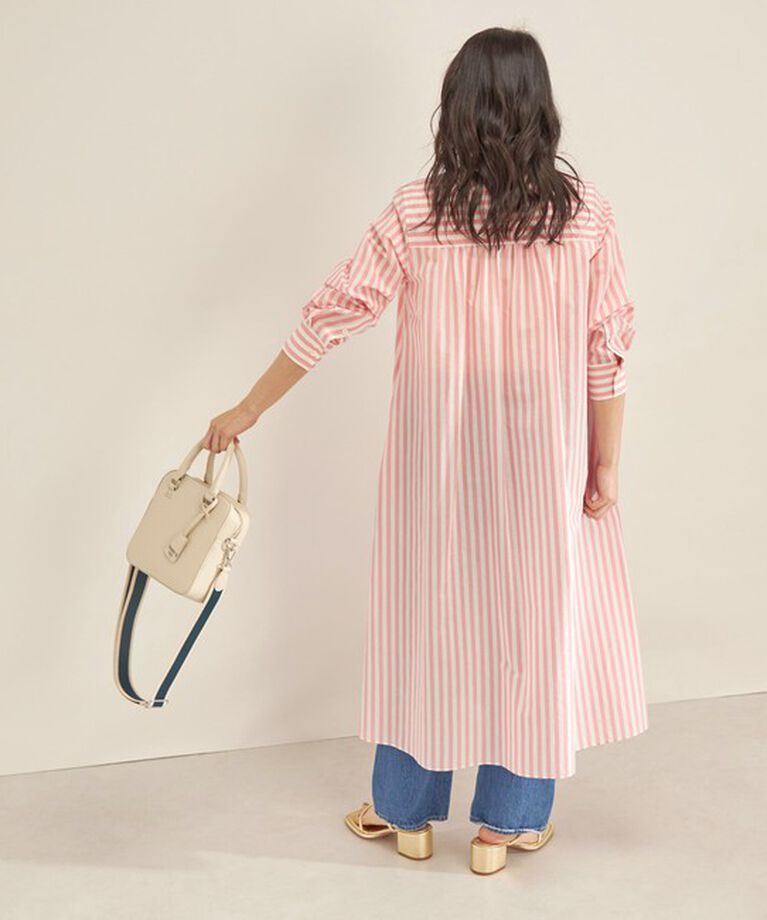 SHIPS for women「〈手洗い可能〉MANTECO カラー ストライプ ワンピース」|ワンピース|