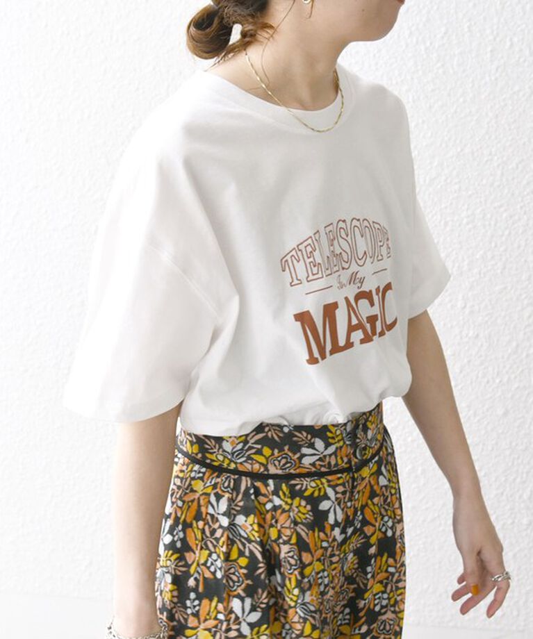 SHIPS any「SHIPS any:〈洗濯機可能〉ロゴ プリント TEE」|Tシャツ・カットソー|