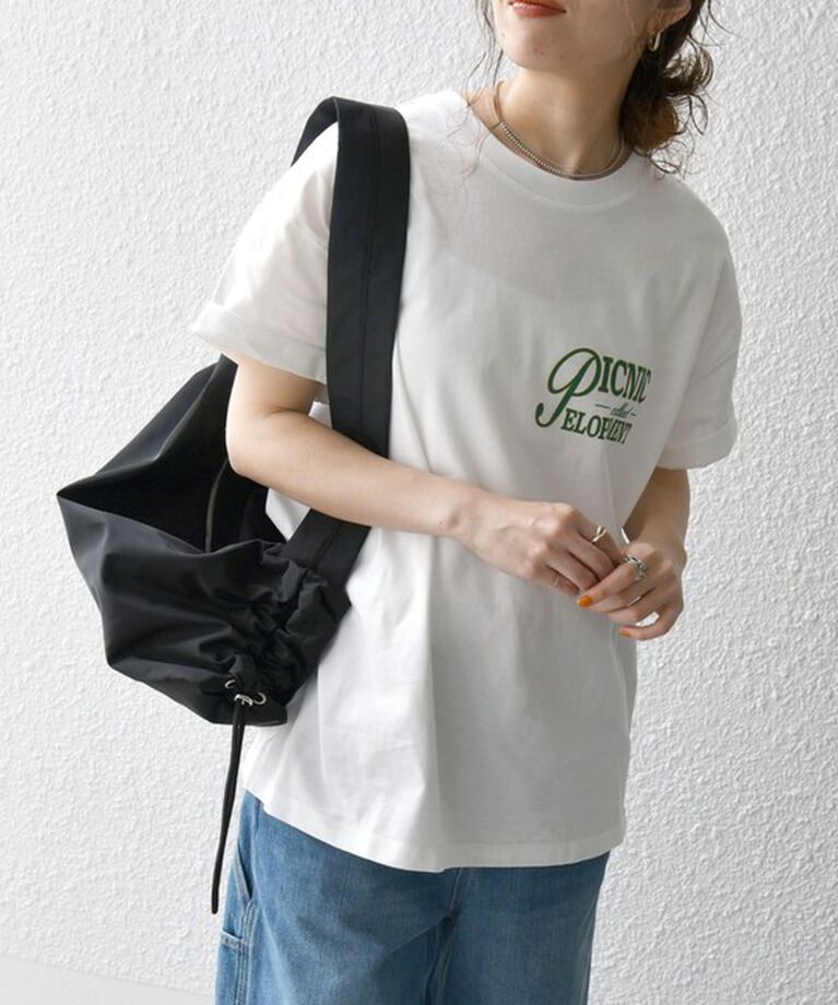 SHIPS any「SHIPS any:〈洗濯機可能〉ロゴ プリント TEE」|Tシャツ・カットソー|