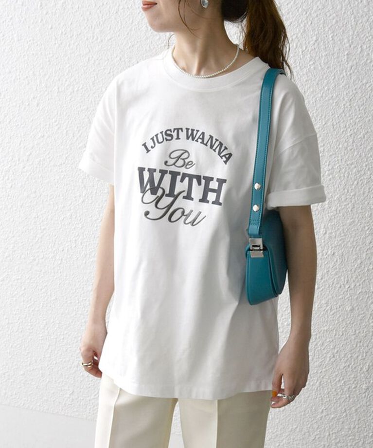 SHIPS any「SHIPS any:〈洗濯機可能〉ロゴ プリント TEE」|Tシャツ・カットソー|