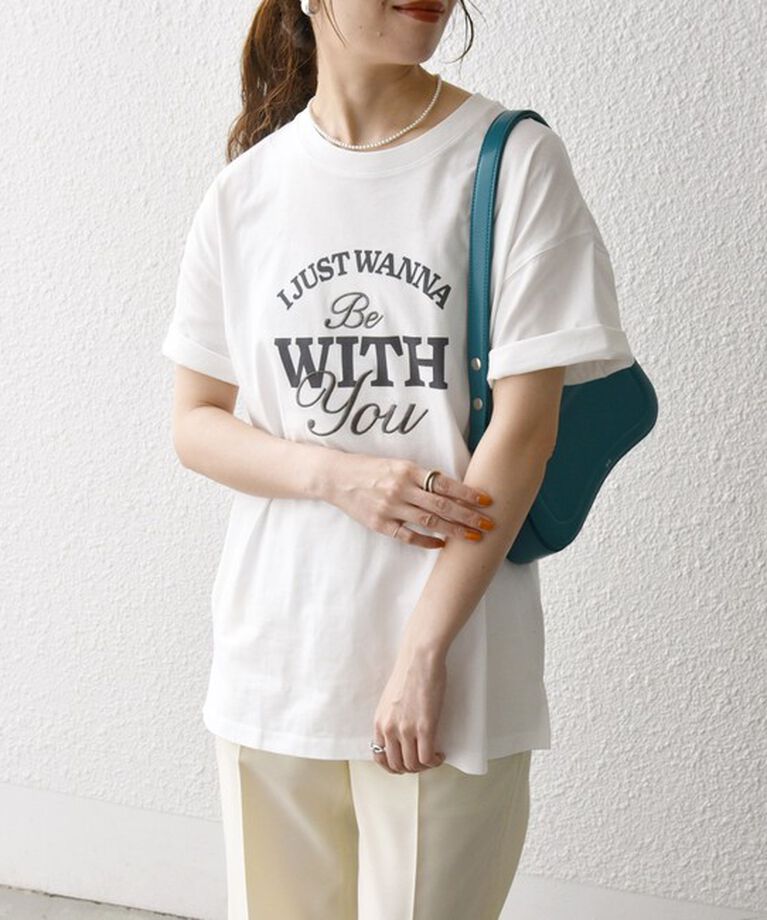 SHIPS any「SHIPS any:〈洗濯機可能〉ロゴ プリント TEE」|Tシャツ・カットソー|