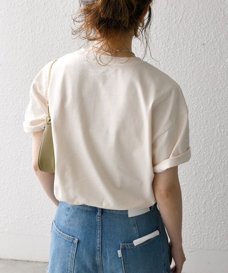 SHIPS any「SHIPS any:〈洗濯機可能〉ロゴ プリント TEE」|Tシャツ・カットソー|