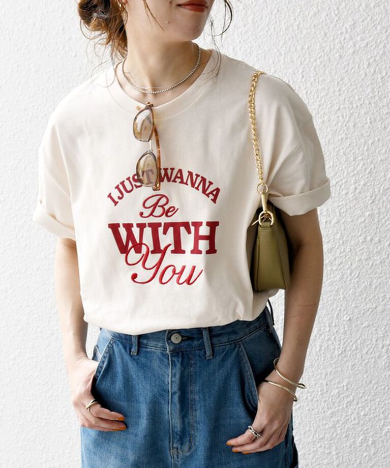 SHIPS any「SHIPS any:〈洗濯機可能〉ロゴ プリント TEE」|Tシャツ・カットソー|