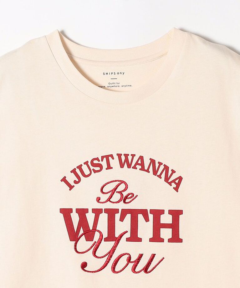 SHIPS any「SHIPS any:〈洗濯機可能〉ロゴ プリント TEE」|Tシャツ・カットソー|