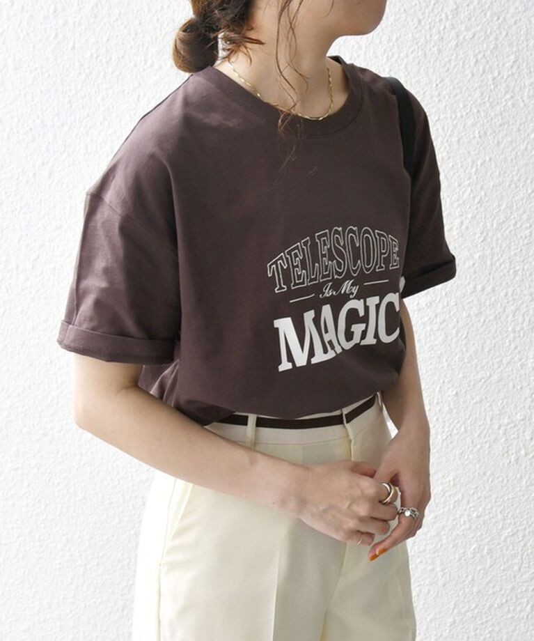 SHIPS any「SHIPS any:〈洗濯機可能〉ロゴ プリント TEE」|Tシャツ・カットソー|