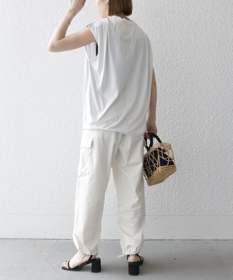 SHIPS any「SHIPS any:〈洗濯機可能〉ショルダータック フレンチ ルーズ TEE」|Tシャツ・カットソー|