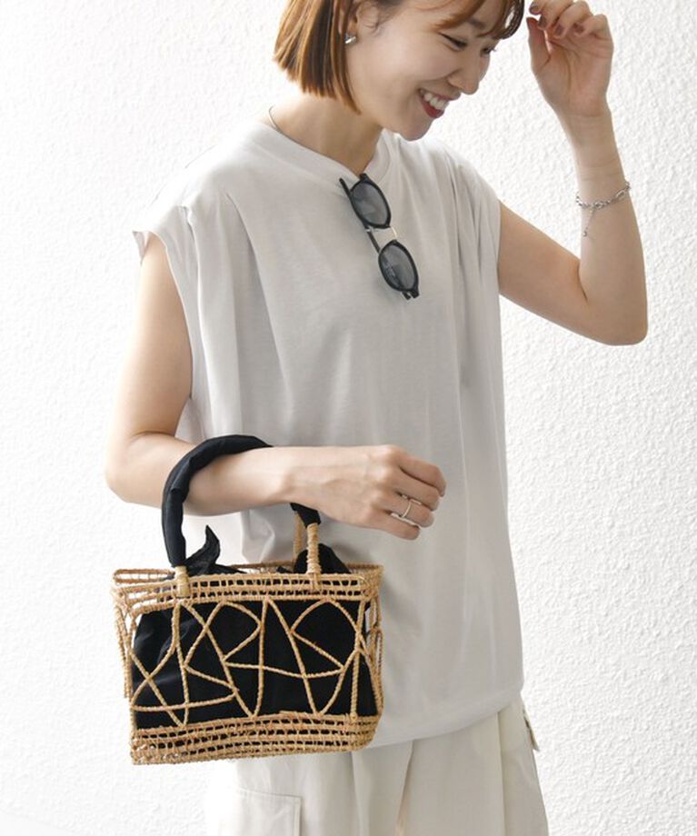 SHIPS any「SHIPS any:〈洗濯機可能〉ショルダータック フレンチ ルーズ TEE」|Tシャツ・カットソー|
