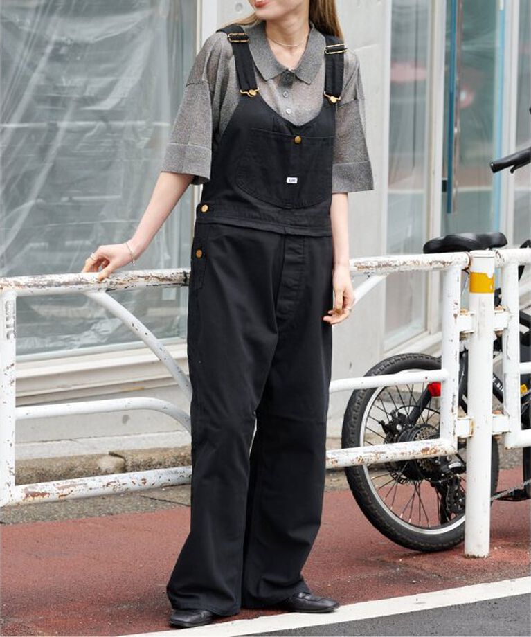 OUTDOOR PRODUCTS Usual Things「LEE別注 APRON OVERALL」|オールインワン|